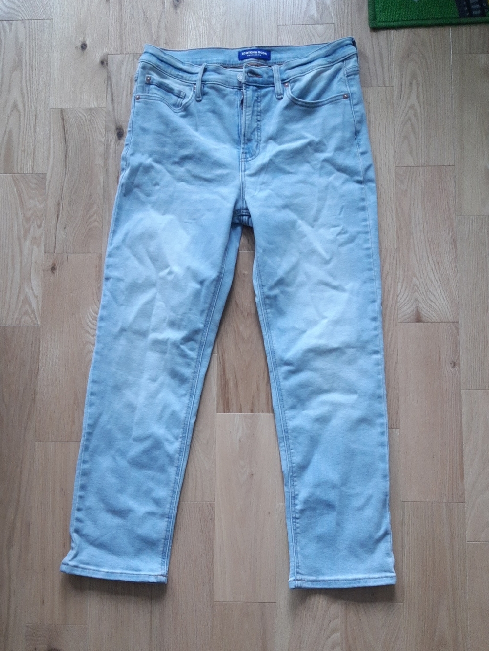 Scotch & Soda Light Blue Straight-Leg Women's Jeans